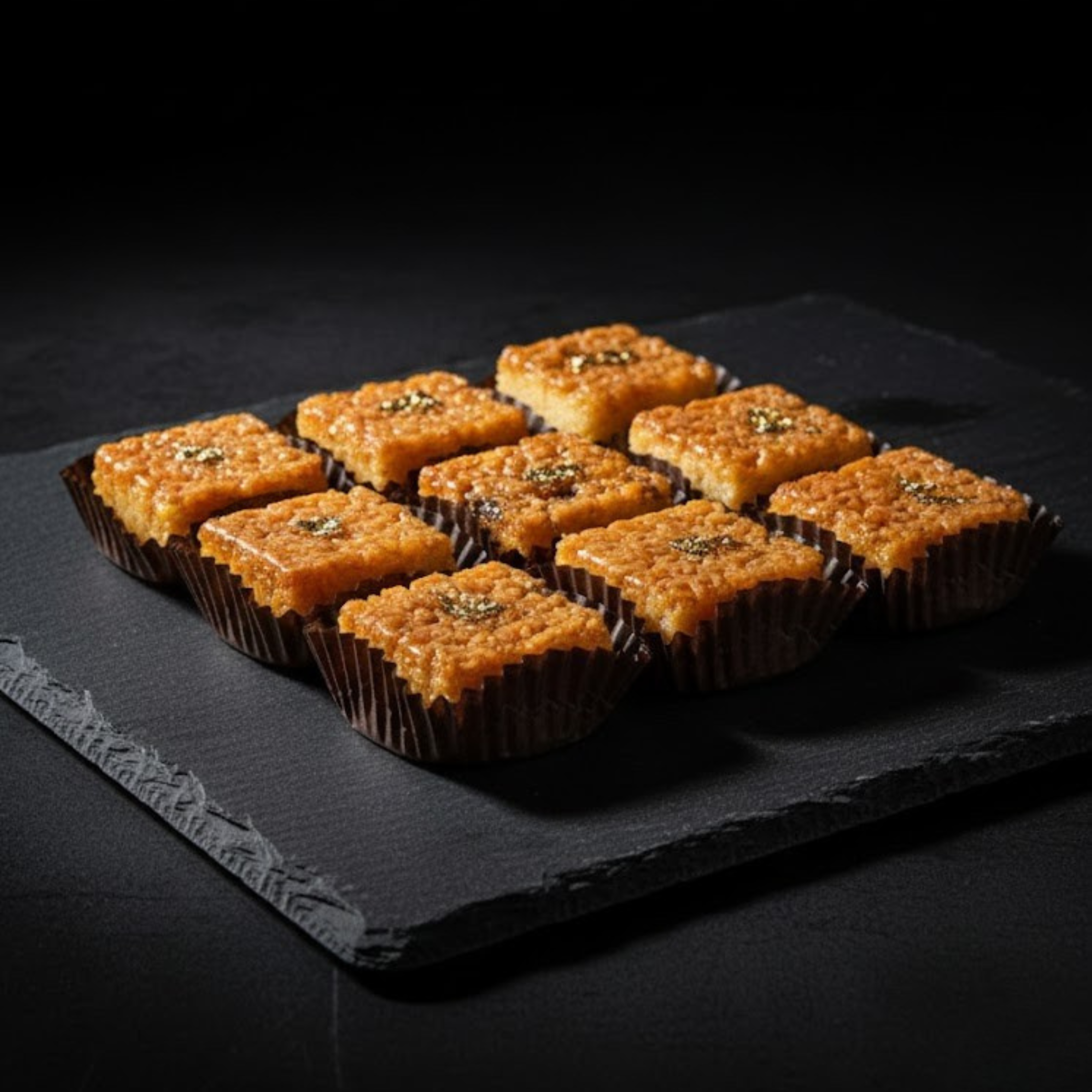 Carrés Prestige Dattes & Feuille d’Or